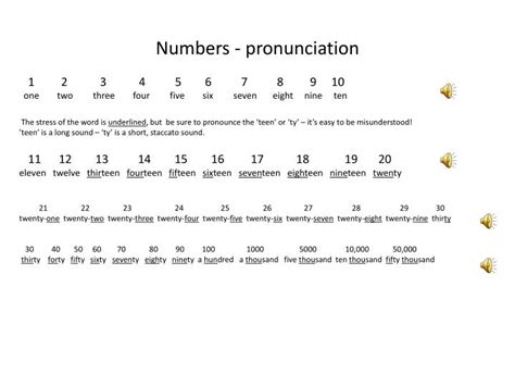 how to pronounce number 5.